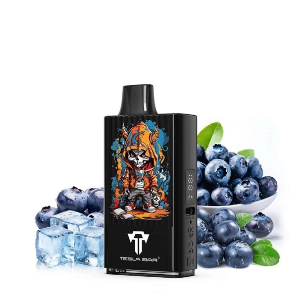 Teslacigs Tesla Bar MT-10K 20mg 10ml 10000 puffs Blueberry Ice